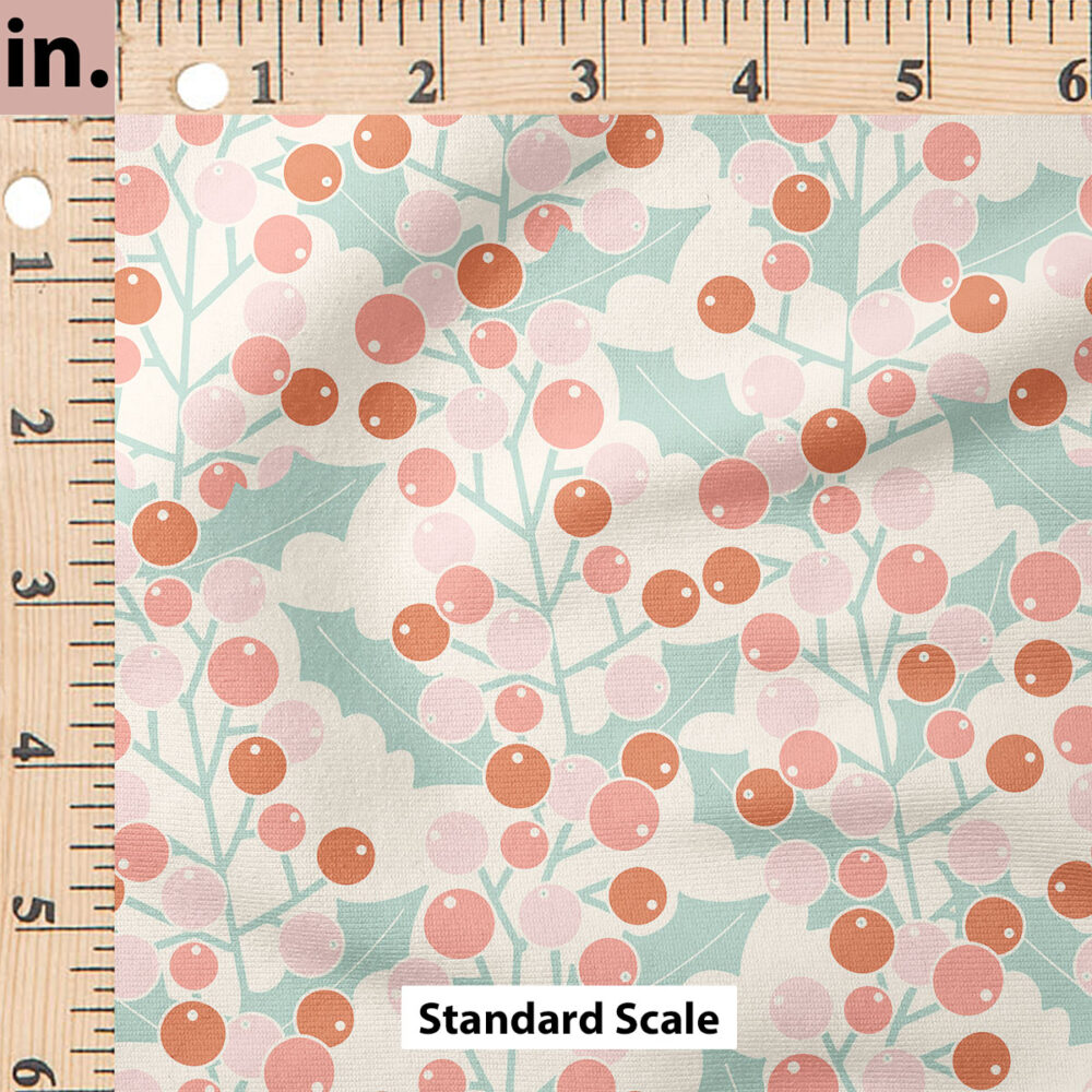 Ruler Scale for Holly Berries (Pink and Mint) by Ashes + Ivy