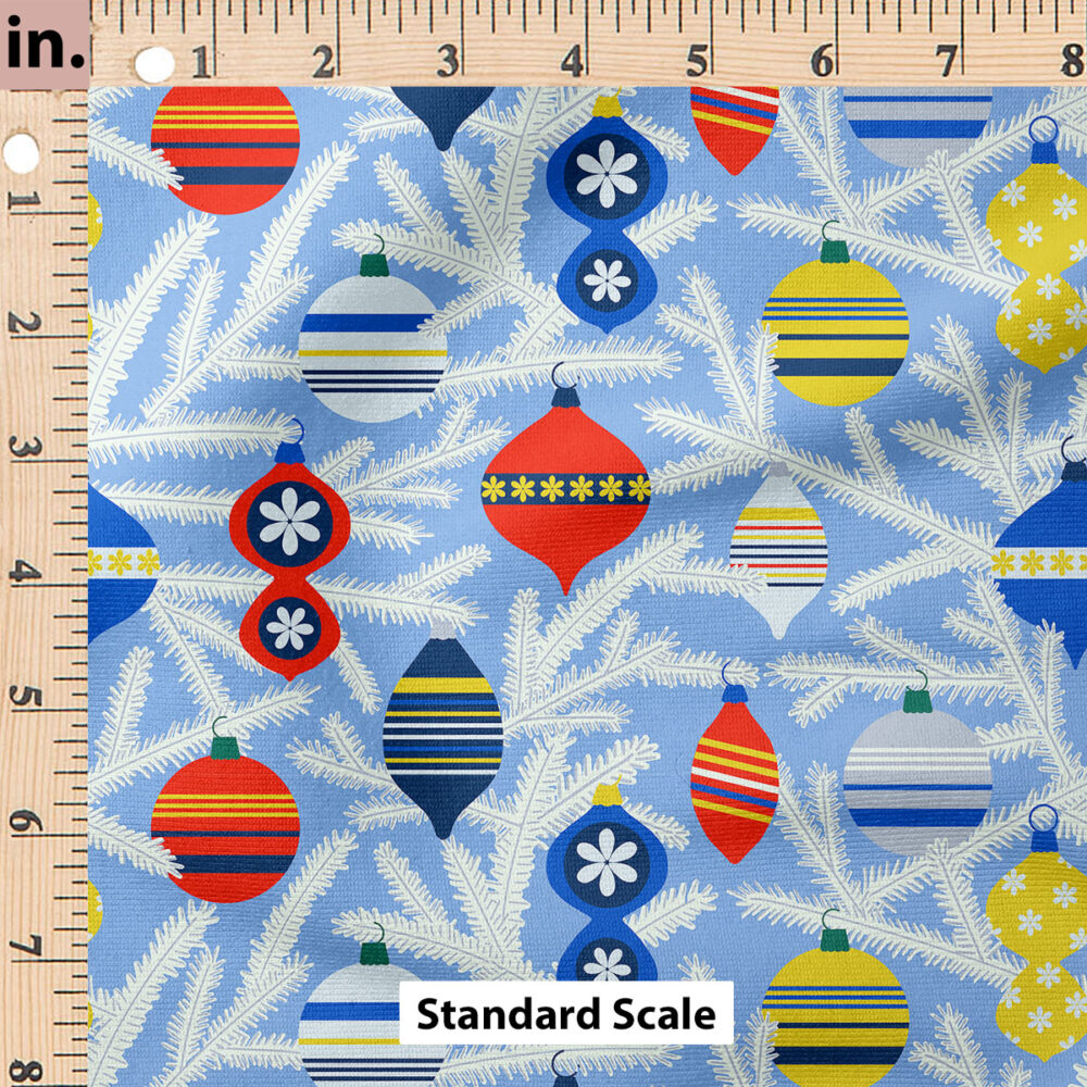 Ruler Scale for Retro Christmas Tree (Light Blue) by Ashes + Ivy