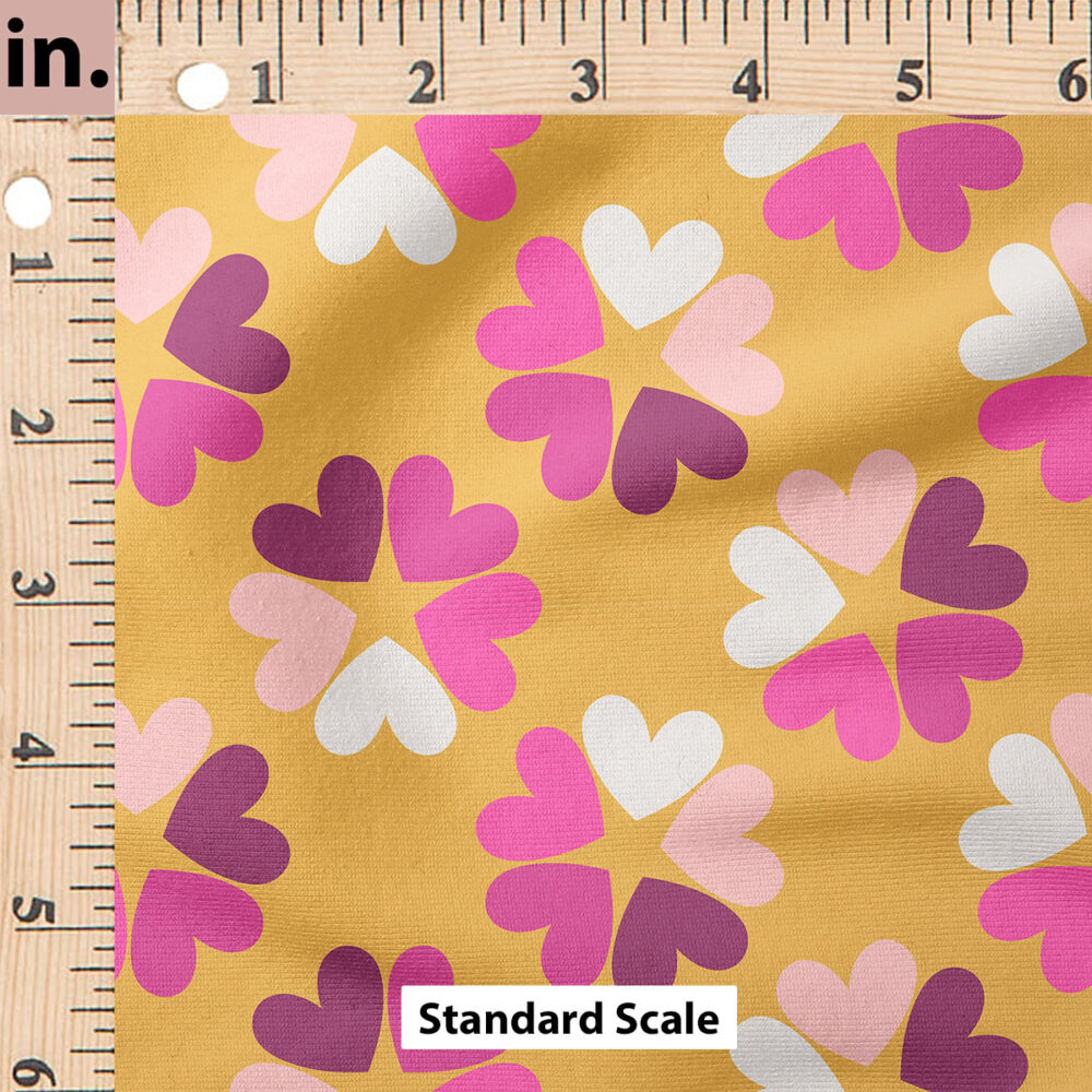 Ruler Scale for Bursting Hearts (Mustard) by Ashes + Ivy