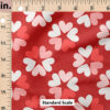 Ruler Scale for Bursting Hearts (Pink on Red) by Ashes + Ivy