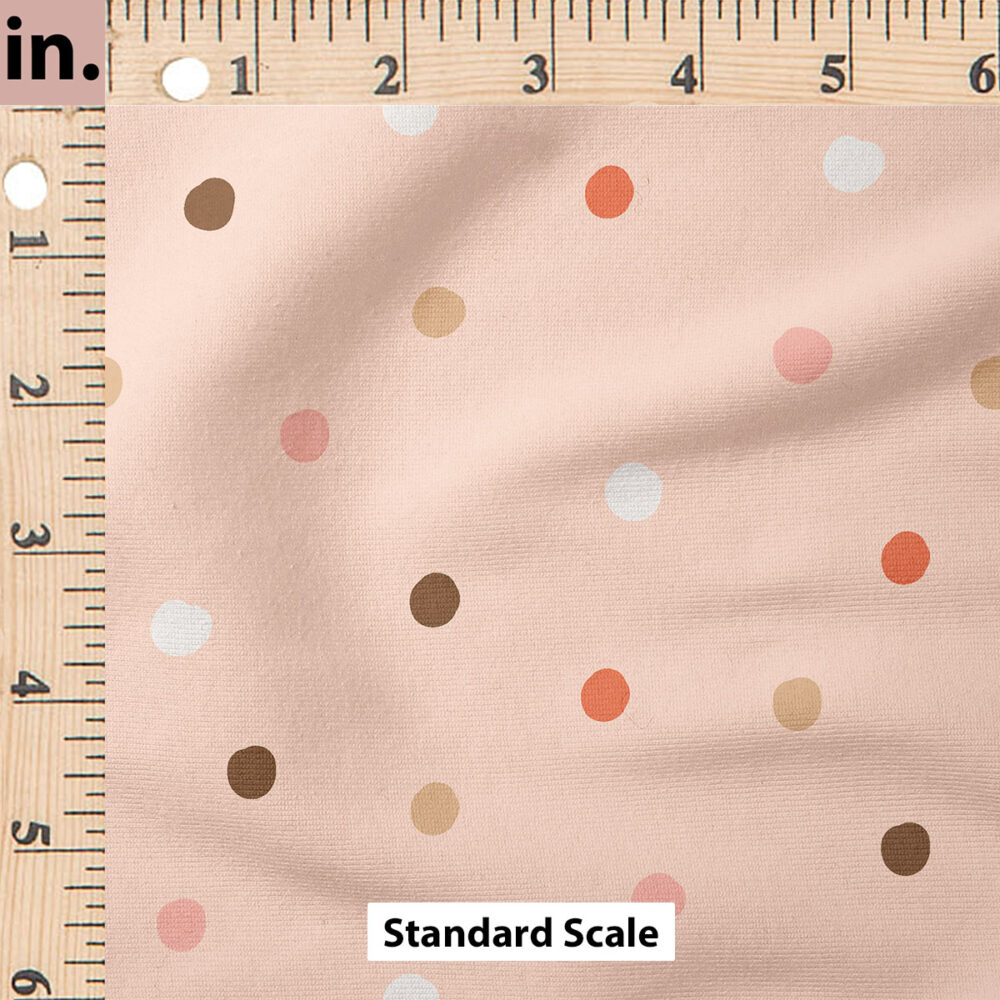 Ruler Scale for Polka Dots (Peach) by Ashes + Ivy