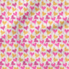 Soarin' Hearts (Pink and Mustard) | Valentine's Day Fabric Design | Ashes + Ivy