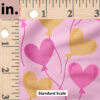 Ruler Scale for Soarin' Hearts (Purple and Mustard) by Ashes + Ivy