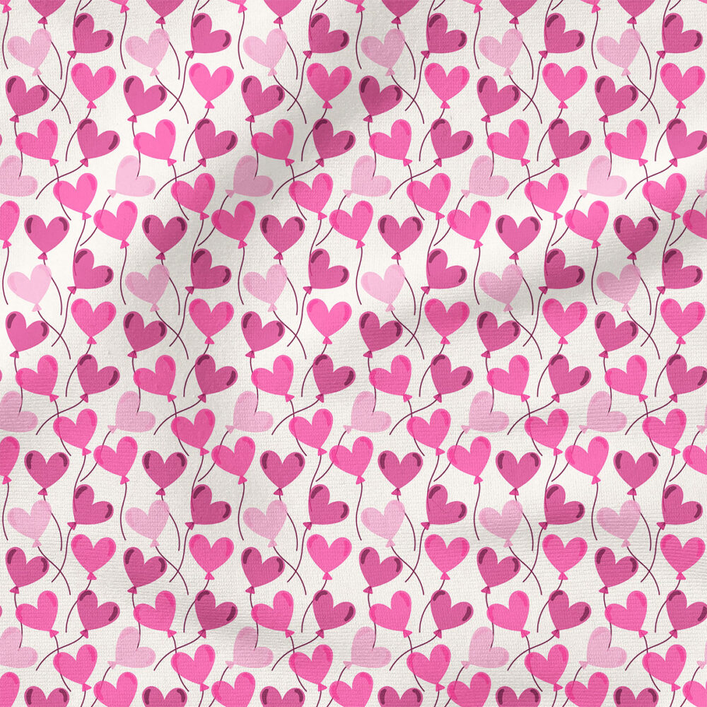 Soarin' Hearts (Purple) | Valentine's Day Fabric Design | Ashes + Ivy