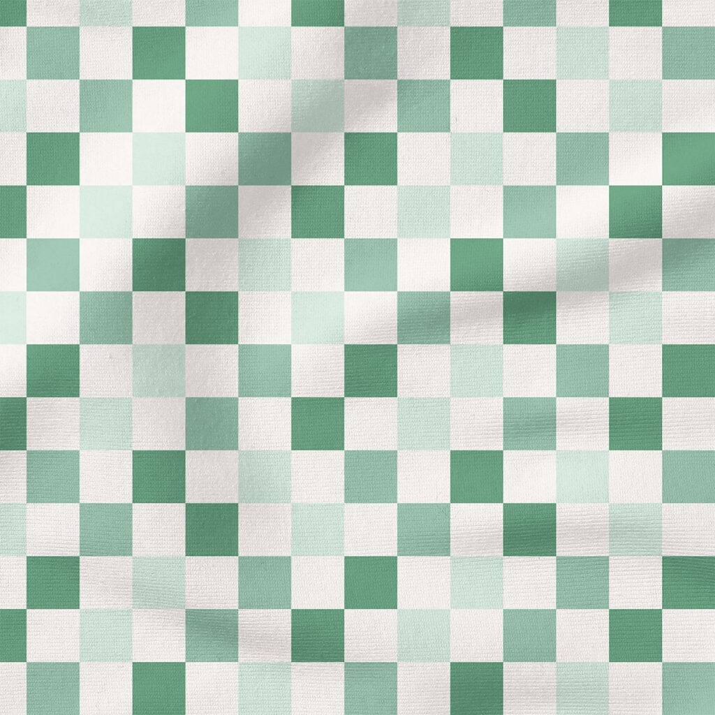 Checkered (Mint) | Stripes and Shapes