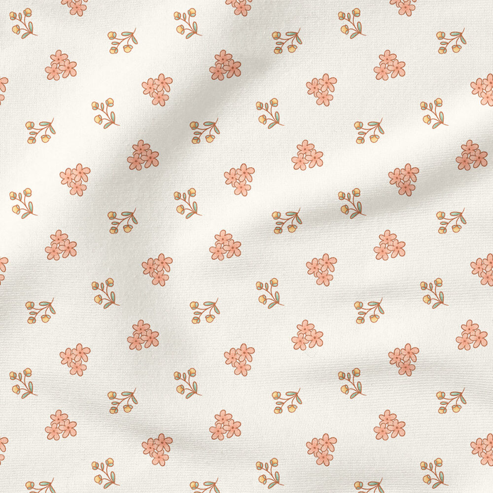 Cottontail Dainty Floral (Cream) | Botanical