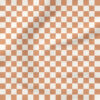 Cottontail Check (Brown) | Stripes and Shapes