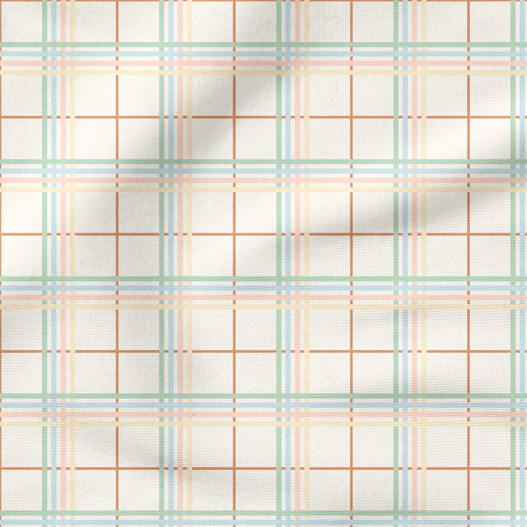 Cottontail Plaid | Stripes and Shapes