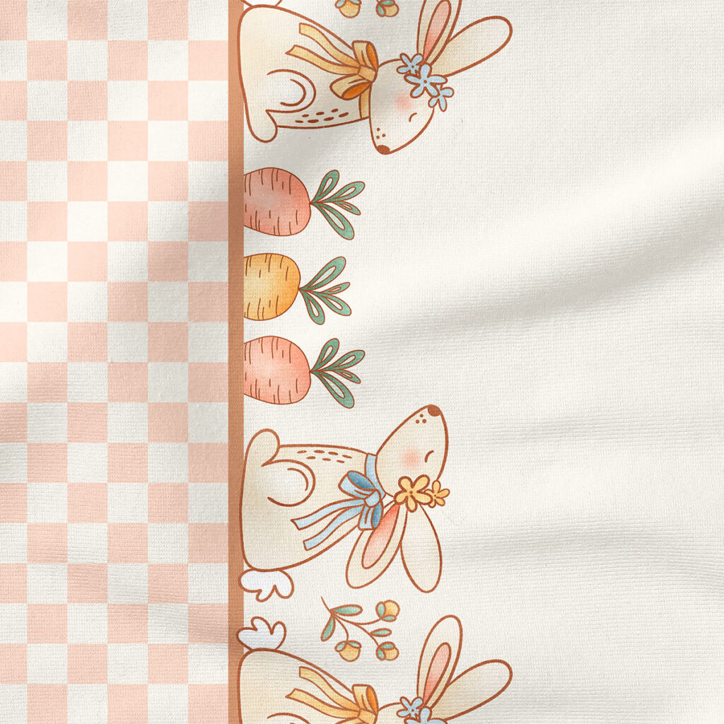 Cottontail Double Border Bunnies | Border Print