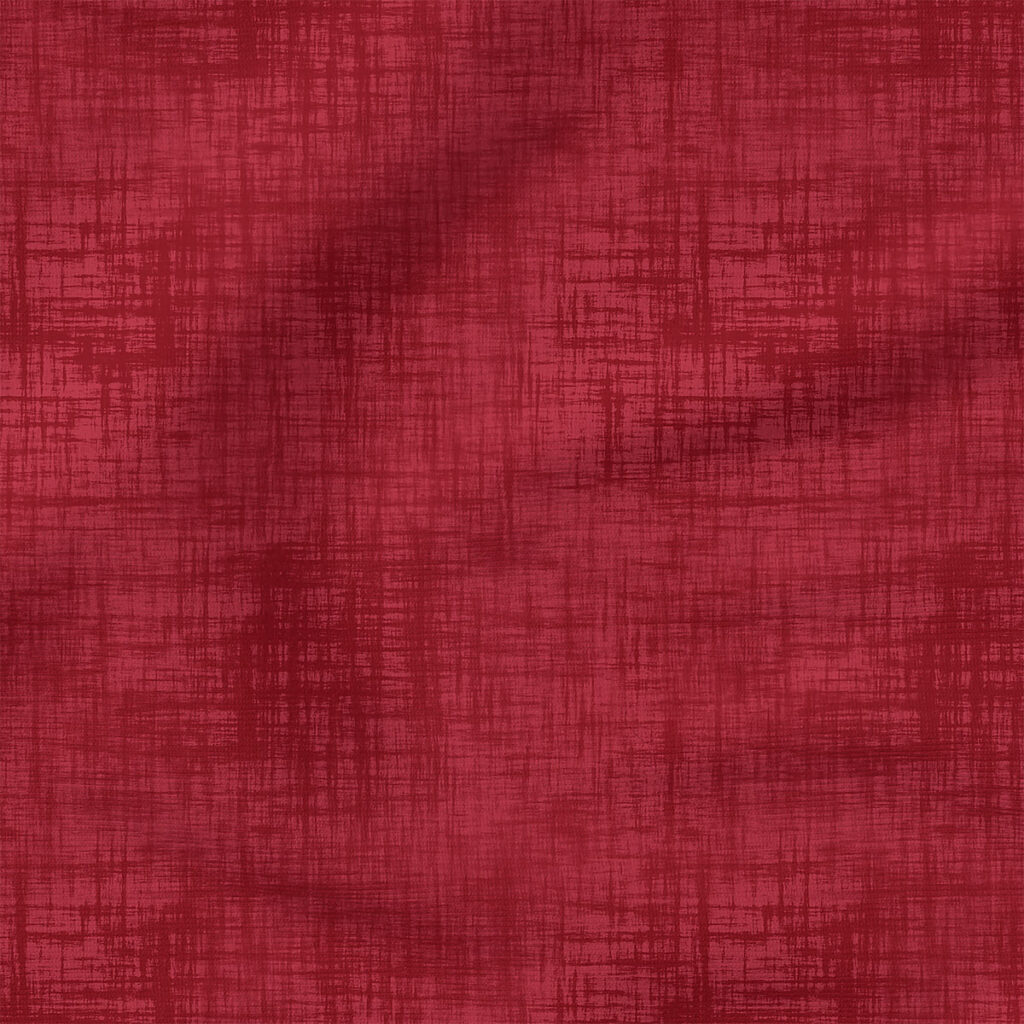 Faux Linen Textured Solid (Red) | Textured Solids Fabric Design | Krystal Winn Design