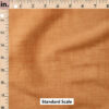 Ruler Scale for Faux Linen Textured Solid (Orange) by Krystal Winn Design