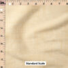 Ruler Scale for Faux Linen Textured Solid (Butter) by Krystal Winn Design