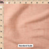 Ruler Scale for Faux Linen Textured Solid (Peach) by Krystal Winn Design