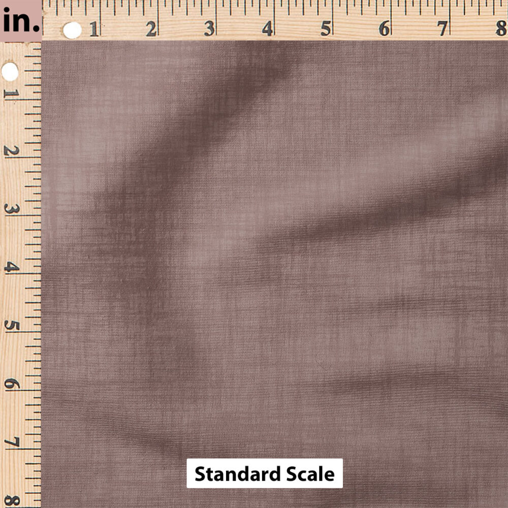 Ruler Scale for Faux Linen Textured Solid (Mushroom) by Krystal Winn Design