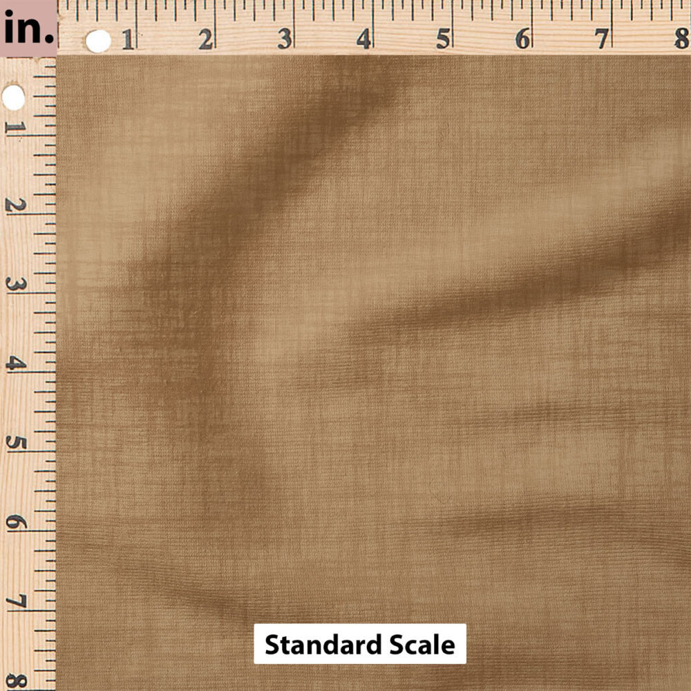 Ruler Scale for Faux Linen Textured Solid (Brown) by Krystal Winn Design