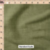 Ruler Scale for Faux Linen Textured Solid (Moss) by Krystal Winn Design