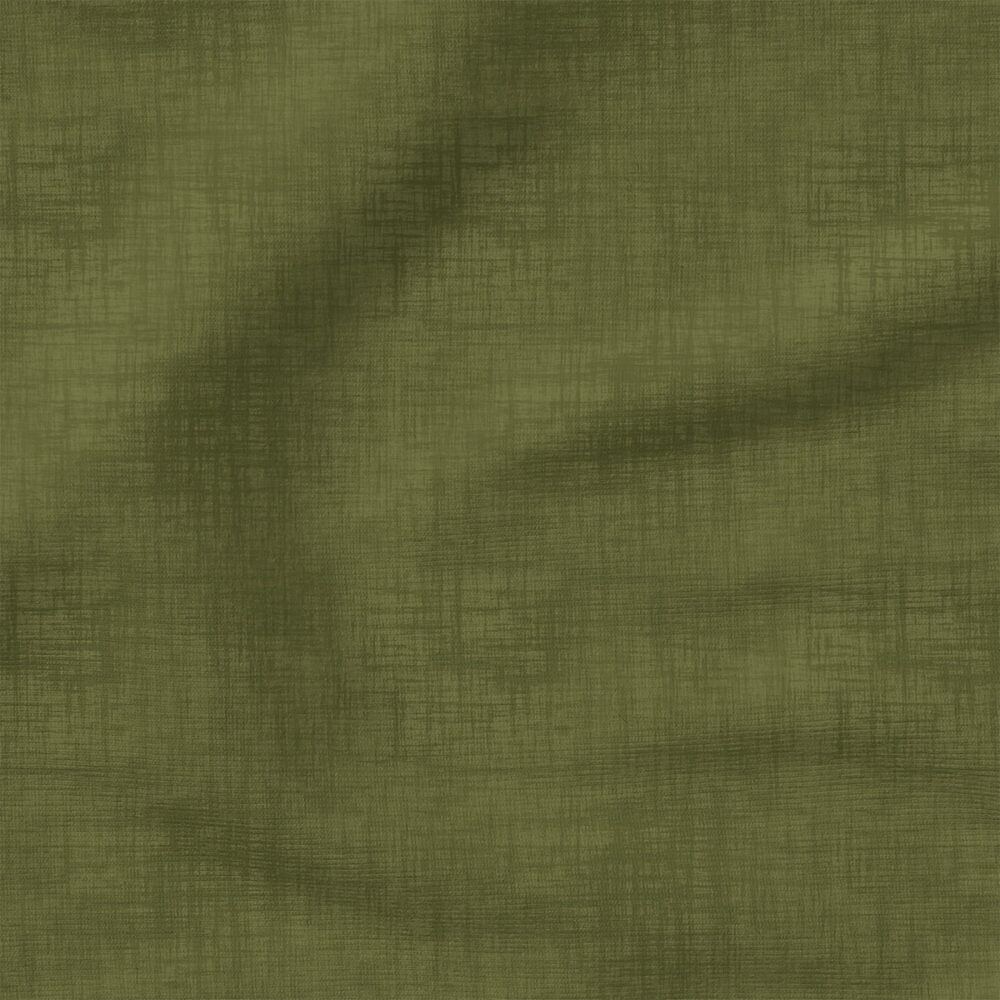 Faux Linen Textured Solid (Moss) | Textured Solids Fabric Design | Krystal Winn Design