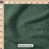 Ruler Scale for Faux Linen Textured Solid (Emerald) by Krystal Winn Design