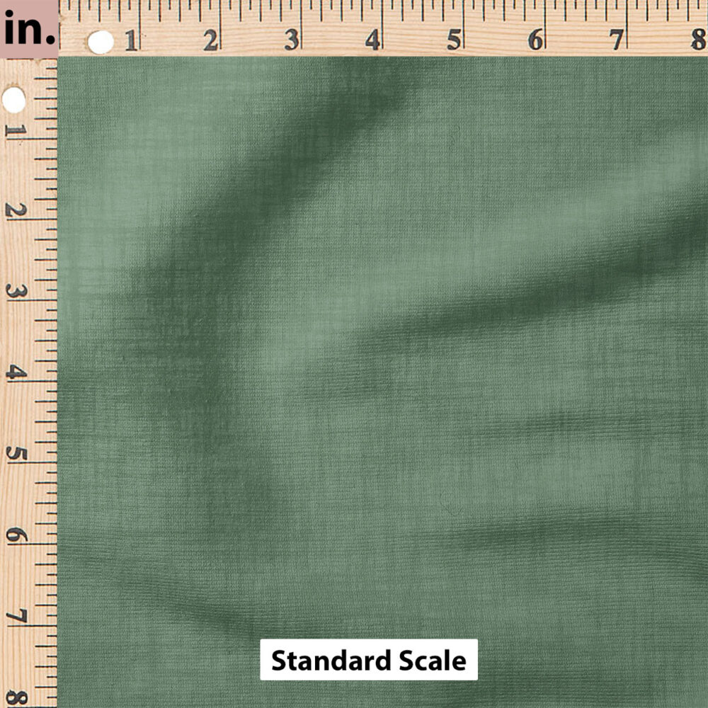 Ruler Scale for Faux Linen Textured Solid (Sage) by Krystal Winn Design