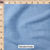 Ruler Scale for Faux Linen Textured Solid (Blue) by Krystal Winn Design