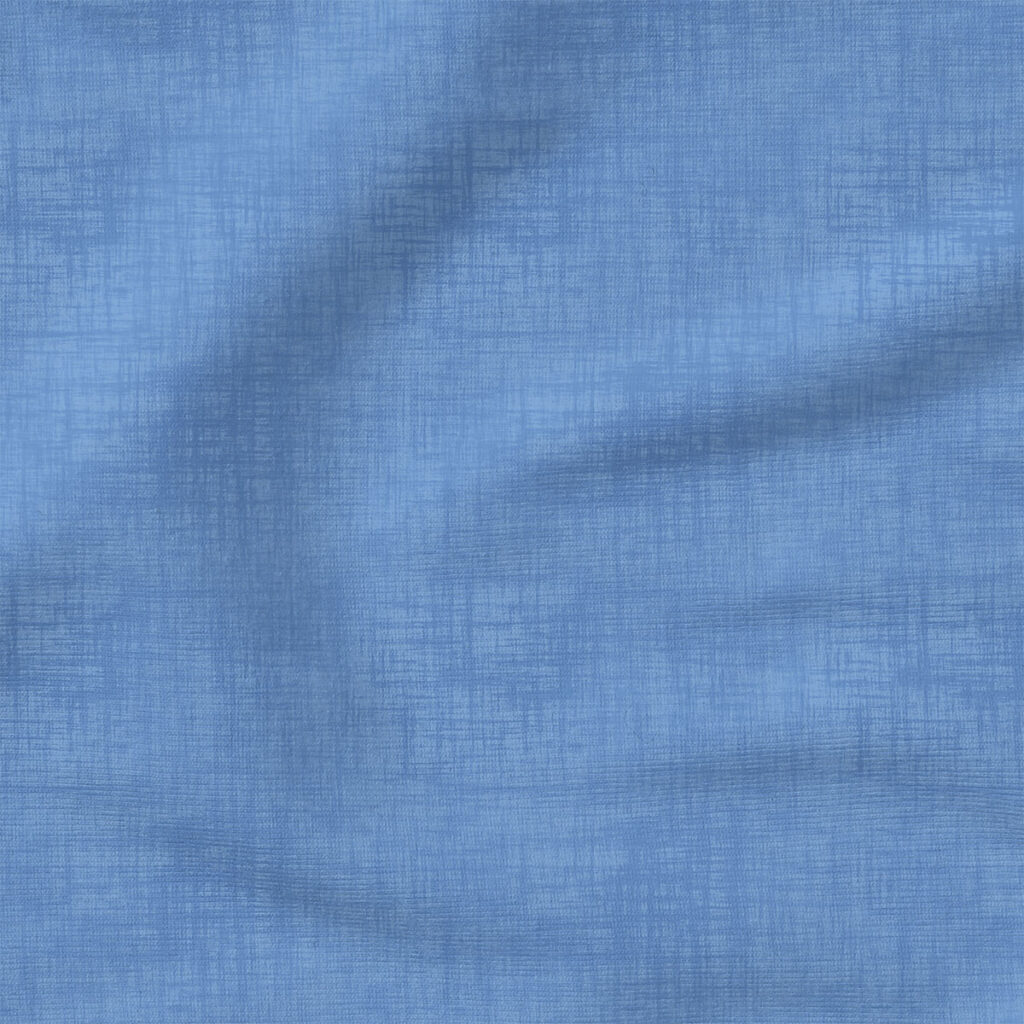 Faux Linen Textured Solid (Blue) | Textured Solids Fabric Design | Krystal Winn Design