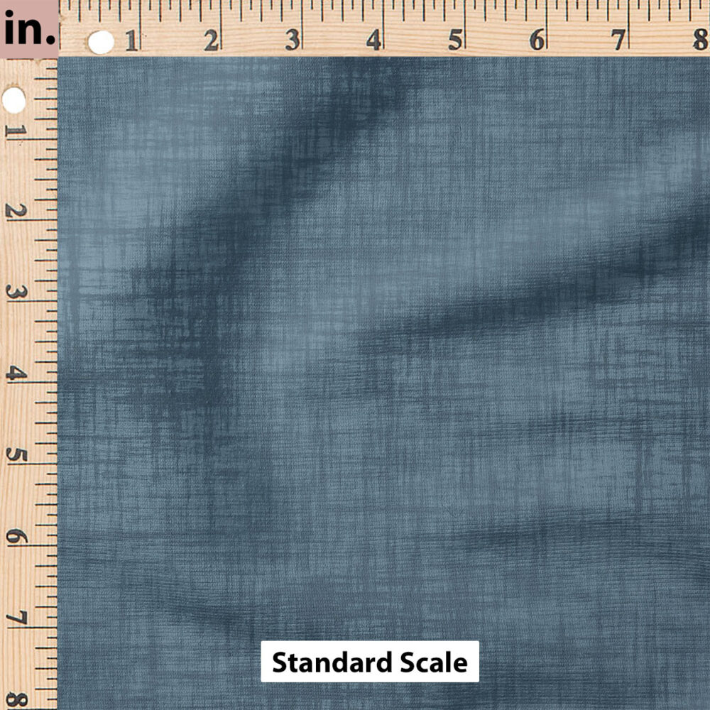 Ruler Scale for Faux Linen Textured Solid (Slate) by Krystal Winn Design