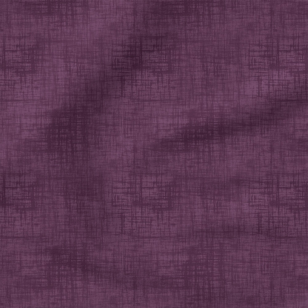 Faux Linen Textured Solid (Plum) | Textured Solids Fabric Design | Krystal Winn Design