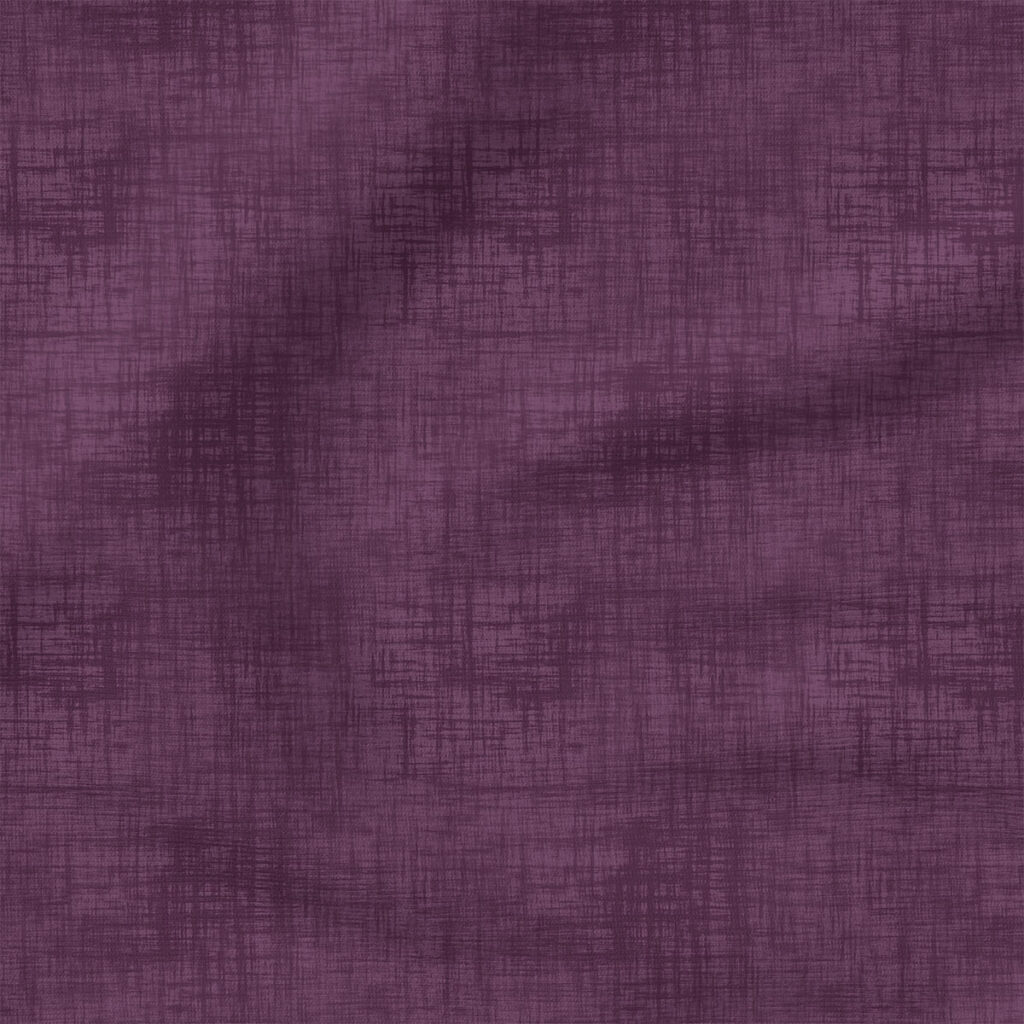 Faux Linen Textured Solid (Plum) | Textured Solids Fabric Design | Krystal Winn Design