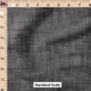 Ruler Scale for Faux Linen Textured Solid (Charcoal) by Krystal Winn Design