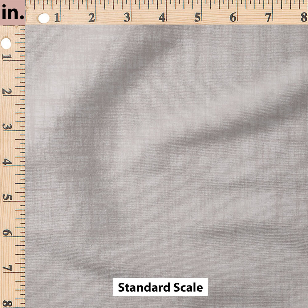 Ruler Scale for Faux Linen Textured Solid (Grey) by Krystal Winn Design