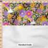 Ruler Scale for Groovy Sunny Floral (Black) by Krystal Winn Design