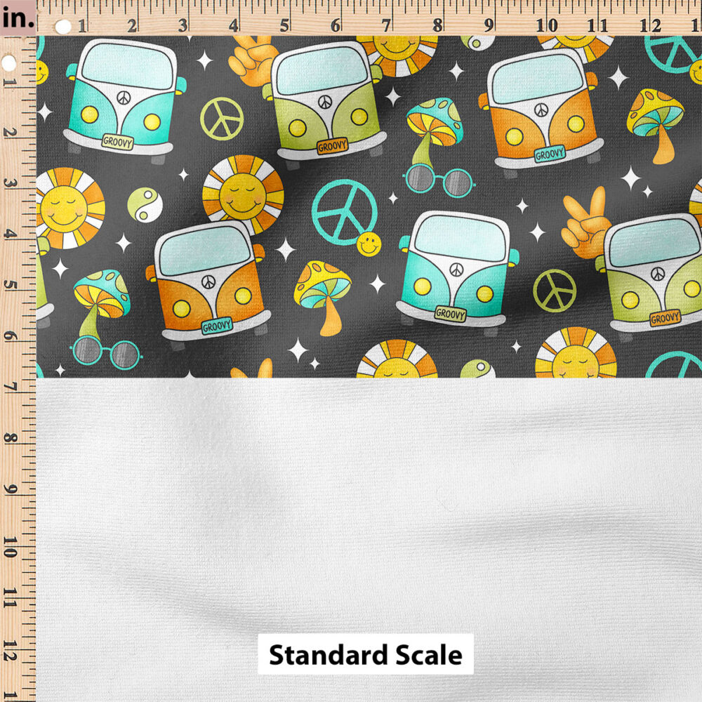 Ruler Scale for Groovy Bus (Black) by Krystal Winn Design