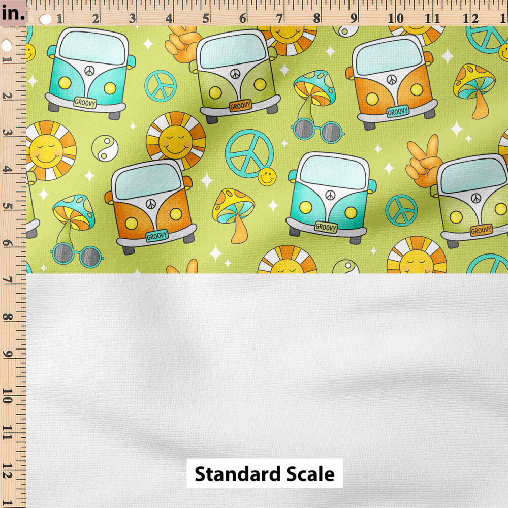 Ruler Scale for Groovy Bus (Lime) by Krystal Winn Design