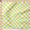 Ruler Scale for Groovy Funky Check (Lime) by Krystal Winn Design