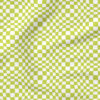 Groovy Funky Check (Lime) | Stripes and Shapes Fabric Design | Krystal Winn Design