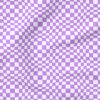 Groovy Funky Check (Purple) | Stripes and Shapes Fabric Design | Krystal Winn Design