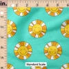 Ruler Scale for Groovy Suns (Teal) by Krystal Winn Design