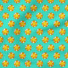 Groovy Suns (Teal) | Nature Fabric Design | Krystal Winn Design