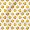 Groovy Suns (White) | Nature Fabric Design | Krystal Winn Design