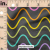 Ruler Scale for Groovy Rainbow Wave (Black) by Krystal Winn Design