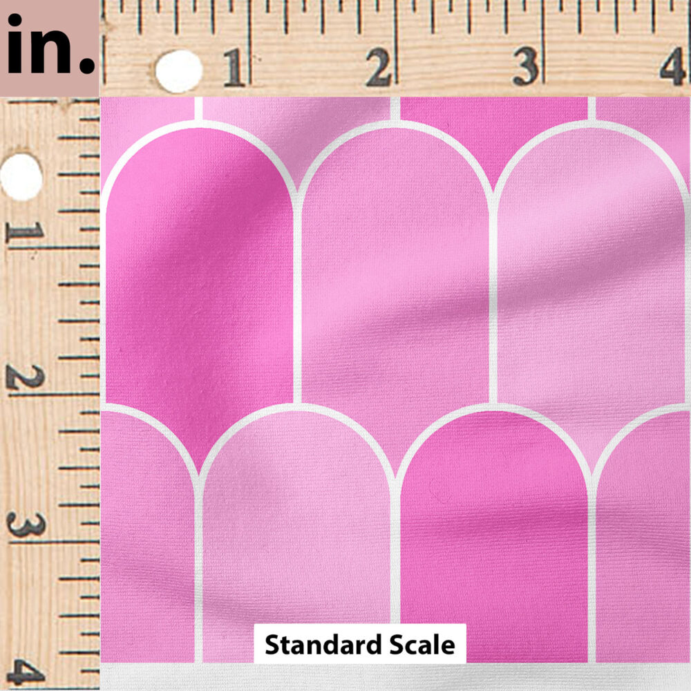 Ruler Scale for Groovy Scallops (Pink) by Krystal Winn Design