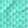 Groovy Scallops (Teal) | Stripes and Shapes Fabric Design | Krystal Winn Design