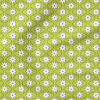 Groovy Wave Flower (Lime) | Botanical Fabric Design | Krystal Winn Design