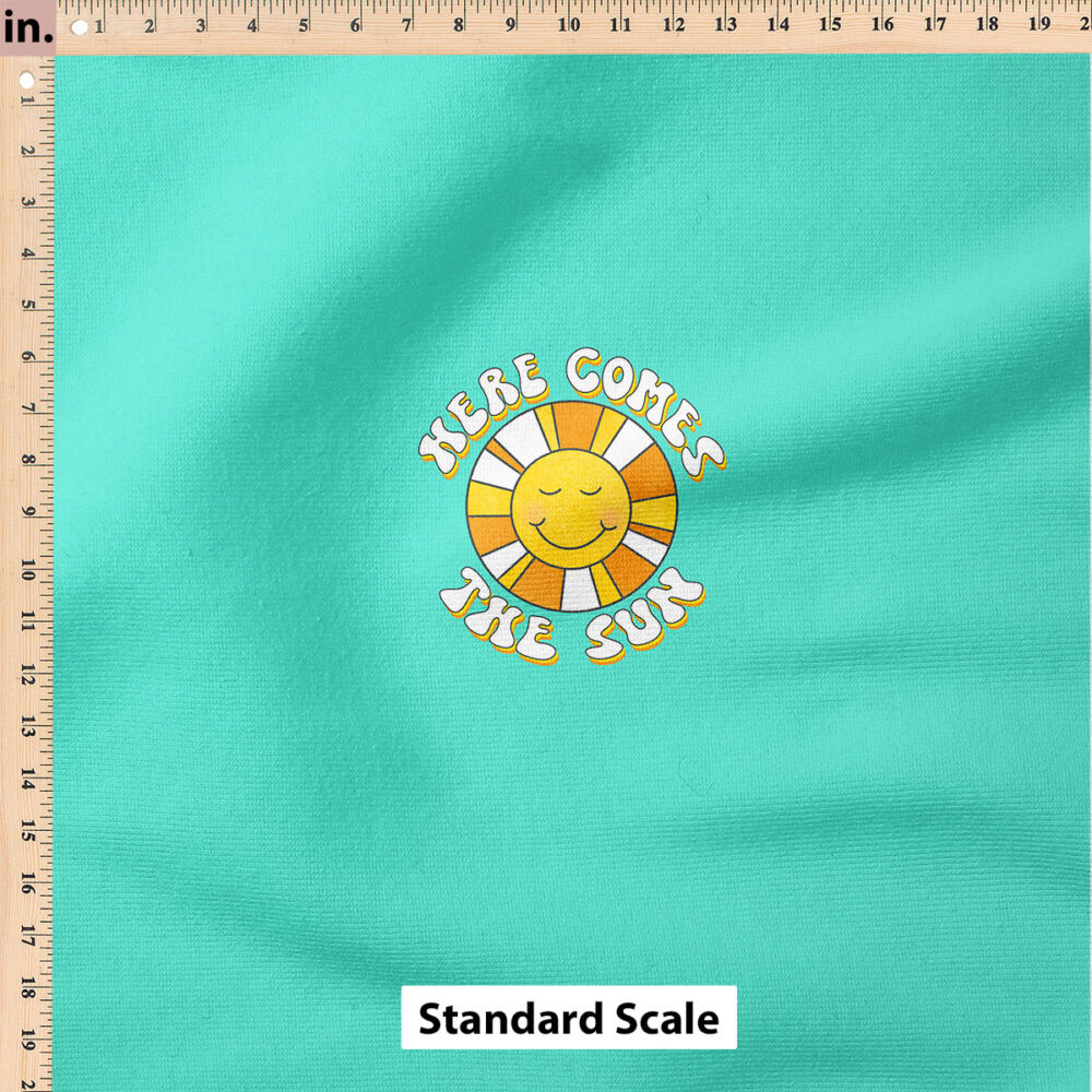 Ruler Scale for Groovy Panel Here Comes The Sun by Krystal Winn Design