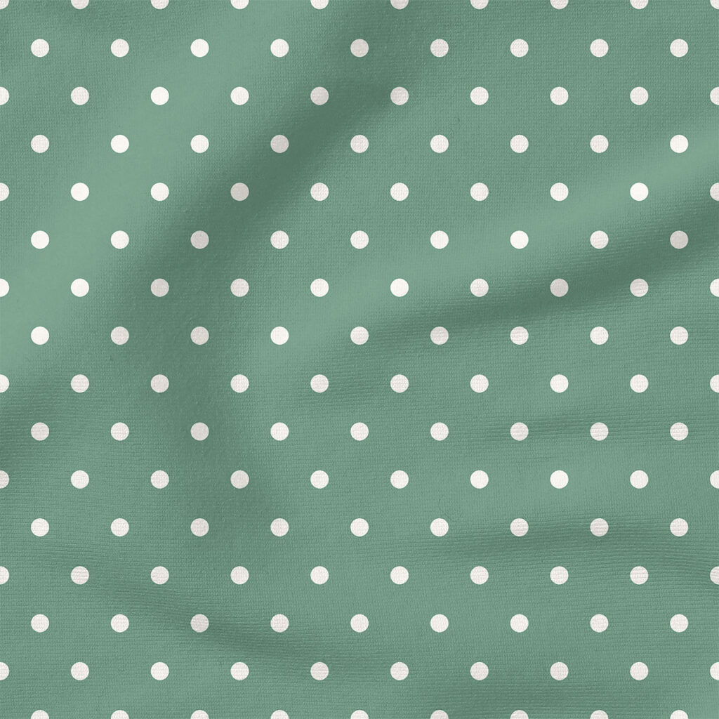 Down South Dot (Green) | Stripes and Shapes Fabric Design | Krystal Winn Design