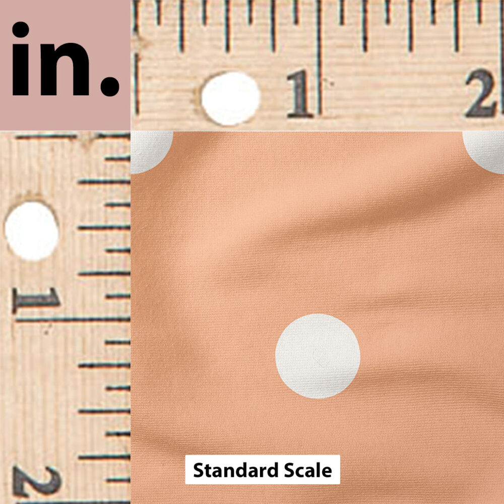 Ruler Scale for Down South Dot (Peach) by Krystal Winn Design