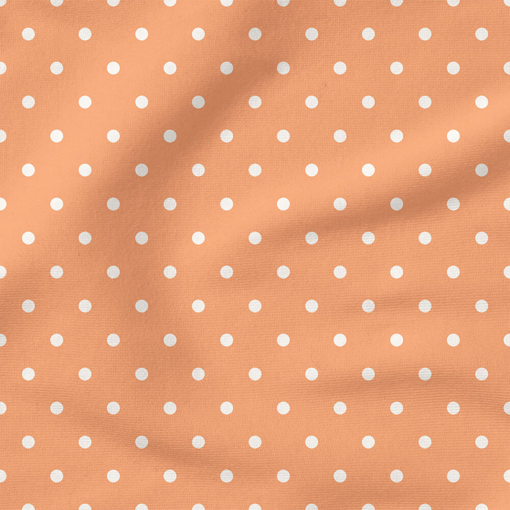 Down South Dot (Peach) | Stripes and Shapes Fabric Design | Krystal Winn Design