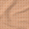 Geo Blooms (Burnt Orange) | Botanical Fabric Design | Krystal Winn Design