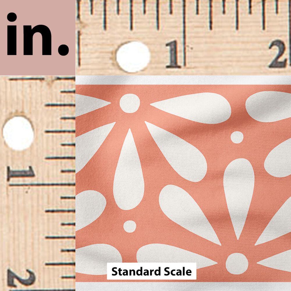 Ruler Scale for Geo Blooms (Coral) by Krystal Winn Design