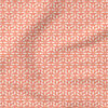 Geo Blooms (Coral) | Botanical Fabric Design | Krystal Winn Design